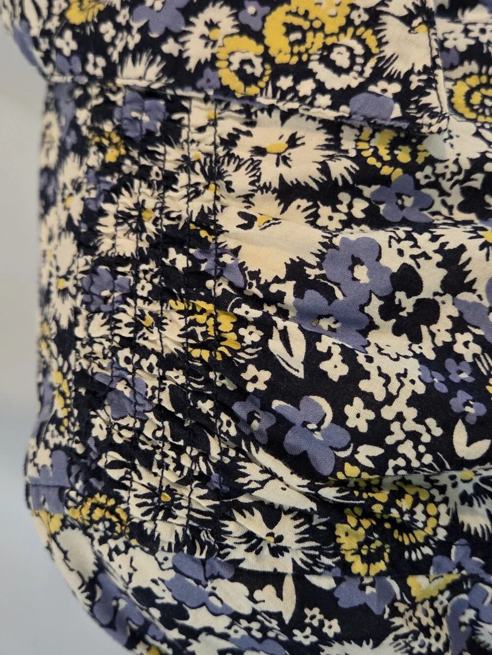 Liz Claiborne long-sleeve floral button-down Cotton Shirt